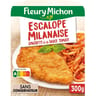 Fleury Michon escalope milanaise et spaghettis sauce tomate basilic 300g