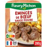 Fleury michon émincé de boeuf sauce au poivre pommes de terre 280g