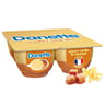 Danette saveur vanille sur lit au caramel 4x125g