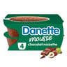 Danette mousse saveur noisette 4x60g