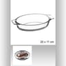 Mini plat oval en verre