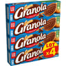 Lu granola biscuits chocolat au lait lot de 4x 200g