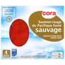 Cora saumon rouge du Pacifique fumé sauvage 4 tranches minimum avec intercalaires 120g