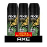 Axe déodorant bodyspray homme wild 48h lot 6x200ml