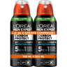 Men expert anti-transpirant carbon protect 5en1 compressé 2 x 100 ml