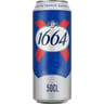 1664 bière blonde canette 50cl 5,5%vol