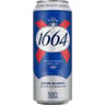 1664 bière blonde canette 50cl 5,5%vol