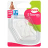 2 tétines bout rond 6-18mois silicone bouillie Cora