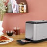 Tefal Grille pain express 2 fentes inox noir TT410D10