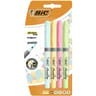 Surligneur grip pastel x4
