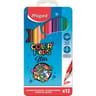 Maped 12 crayons de couleur boîte métal
