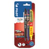 Pilot blister frixion ball clicker moyen noir bleu Naruto x2 +1 light