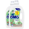Omo lessive liquide lait d'amande lot 2 x2l 80 lavages