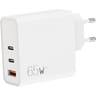 Apm chargeur secteur gan triple 2 usbc 1 usba pd 65w blanc 570412