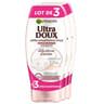 Ultra doux après shampooing délicatesse 200ml lot de trois