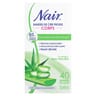 Nair bande de cire froide corps aloé vera x40