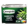 Cassegrain haricots verts extra fins cueillis et rangés main 4/4 390g