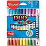 Maped feutres duo x 10 en boite carton
