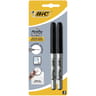 Bic 2 marqueurs textile noir