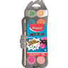Maped pastilles peinture à l'eau 30mm x 12 boîte plastique