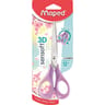 Ciseaux symetriques sensoft 16 cm anneaux souples coloris pastels