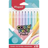 Maped feutres pastel x10 boîte carton