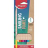 Crayons fsc 100% smiling planet x12 boite carton