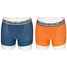 Lot de 2 boxers homme Stay & Fit Dim AA5 BLEU KLEIN/ORANGE NACRE T4