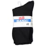 8 paires de mi chaussettes unies/chinées/moulinées homme Influx Basic NOIR/ MARINE T39/42