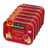 Connétable 1/5 sardines à l'huile d'olive vierge extra 135g  lot 5+1