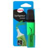Cora 1 surligneur vert plat pointe biseautee