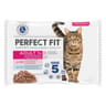 Perfect fit pâtée pour chat adulte stérilisé aux poissons en sauce 4x85g