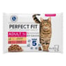 Perfect fit pâtée pour chat stérilisé au poulet et au boeuf en sauce 4x85g