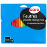Cora - 18 feutres pointe moyenne