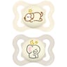 Mam sucette supreme nuit - 2-6 mois - silicone  x2