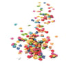 450g de confettis multicolores