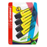 Blister 4 surligneurs boss original - jaune