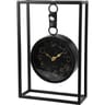 Horloge sur support métal
