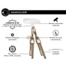 Bigben connected bandoulière téléphone universelle cordon beige détails gold - garantie