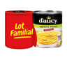D'aucy haricots beurres extra fins 2x440g lot familial