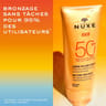 Nuxe sun crème solaire fondante visage haute protection spf50 50ml