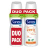 Sanex zéro % déodorant mixte spray peaux sensitive 2x100ml
