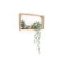 Deco cadre avec succulentes 41x26x7.5cm