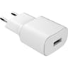 Wow chargeur maison USB A 2.4A FastCharge + Câble USB A/Lightning Blanc WOWCS24ACBLAMFIW