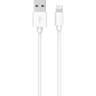 Wow chargeur maison USB A 2.4A FastCharge + Câble USB A/Lightning Blanc WOWCS24ACBLAMFIW