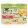 Blédina les récoltes bio pots panais potimarron dinde dès 8 mois 2x200g