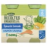 Bledina bio les recoltes engagées pots epinard semoule saumon sauvage