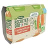 Blédina les récoltes bio carottes petits pois poulet fermier dès 6 mois 2x200g