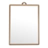 Miroir avec crochet pied mobile pour suspendre ou poser col assortis