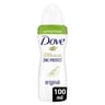 Dove déodorant 0% zinc protect original compressé atomiseur 100ml